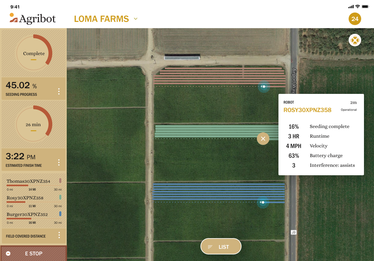 formant agribot example customer portal