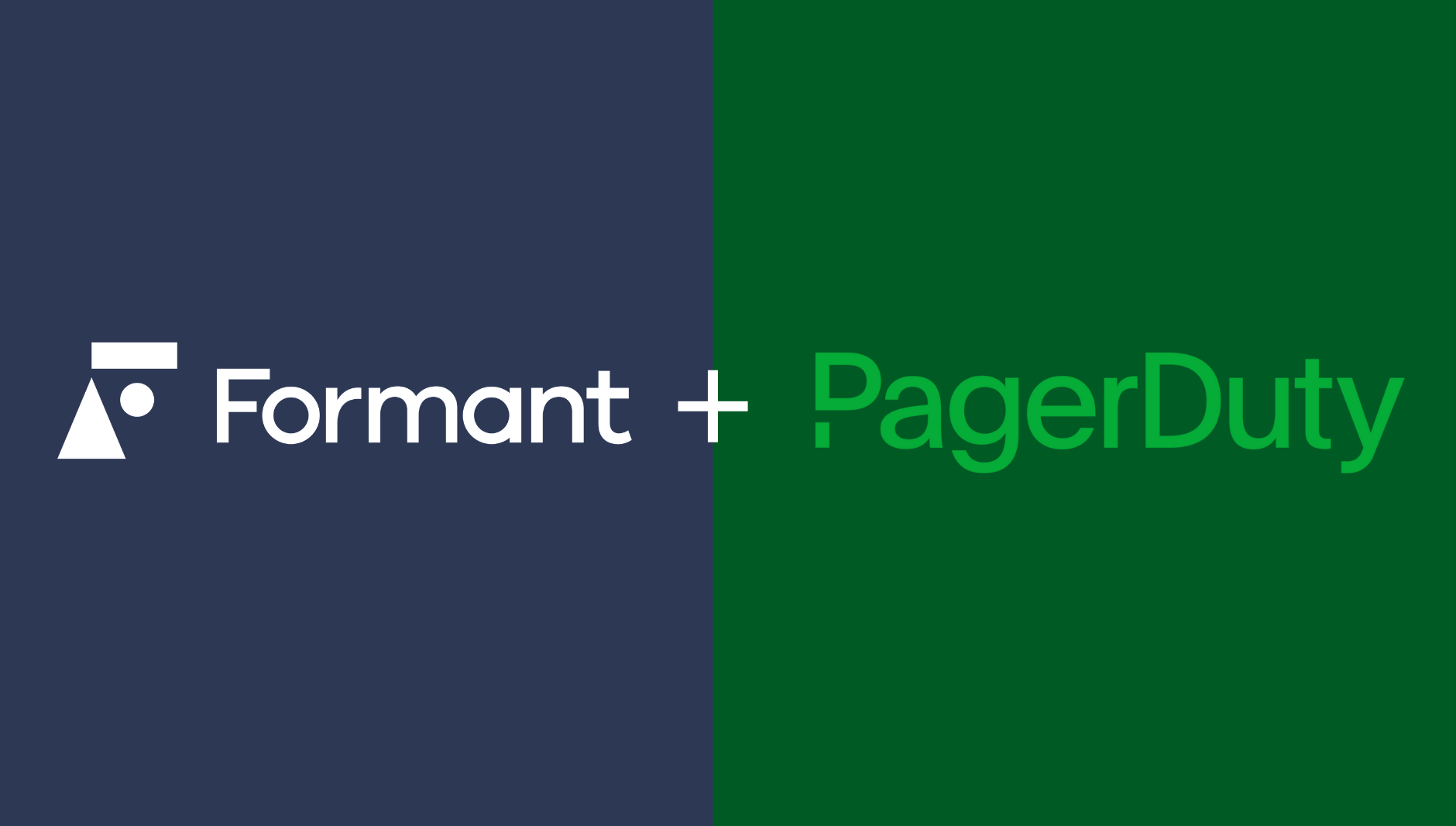 An image joining the Formant logo and PagerDuty Logo