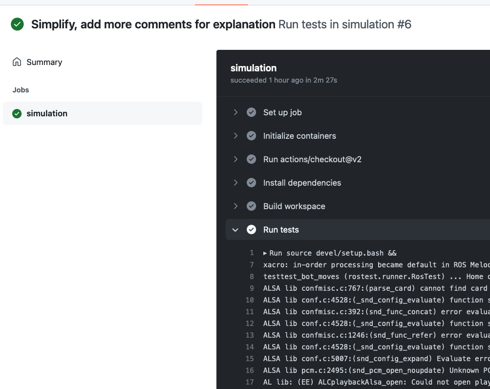 Creating A Robotics Simulation Pipeline With GitHub Actions And ROS